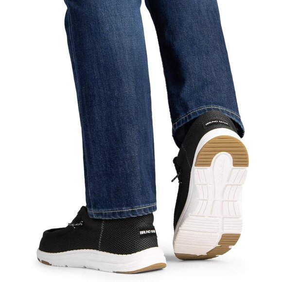 〽️Men\'s Black/White Bruno Marc Arch Support Casual Loafers Comfortable Shoes main image 5